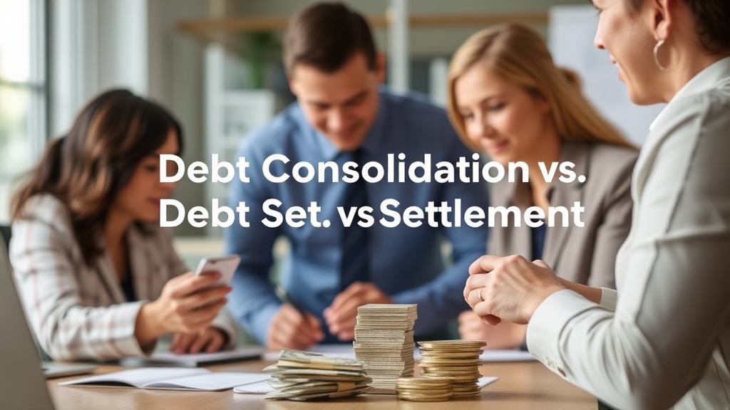 Debt Consolidation vs. Debt Settlement: Which is Better?